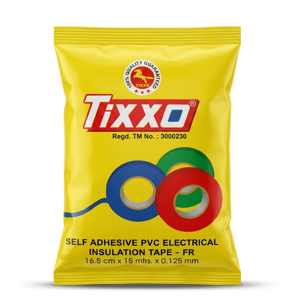 Tixxo Tape - Self Adhesive PVC Electrical Insulation Tape