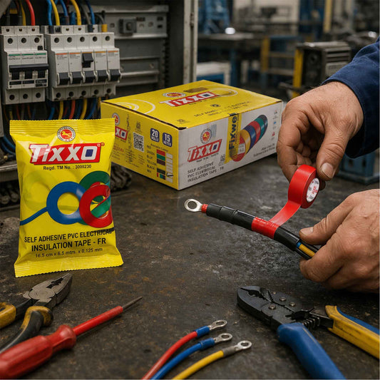 Tixxo Tape - Self Adhesive PVC Electrical Insulation Tape
